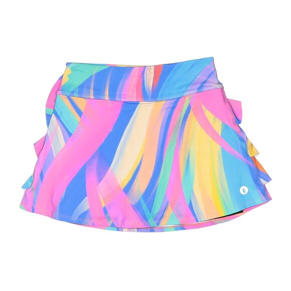 Dona Jo Shakira skort tennis pickleball Skirt sz 1 small ,Pastel abstract EUC
